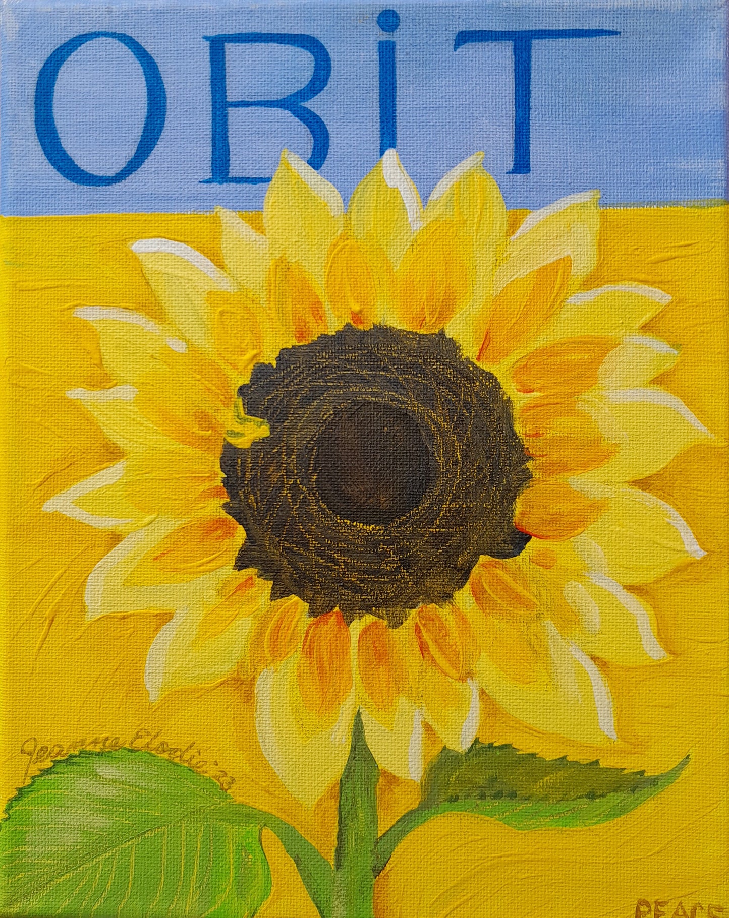 PRINT ONLY: "OBiT" approx. 8"x10" by Jeanne Elodie (2023)