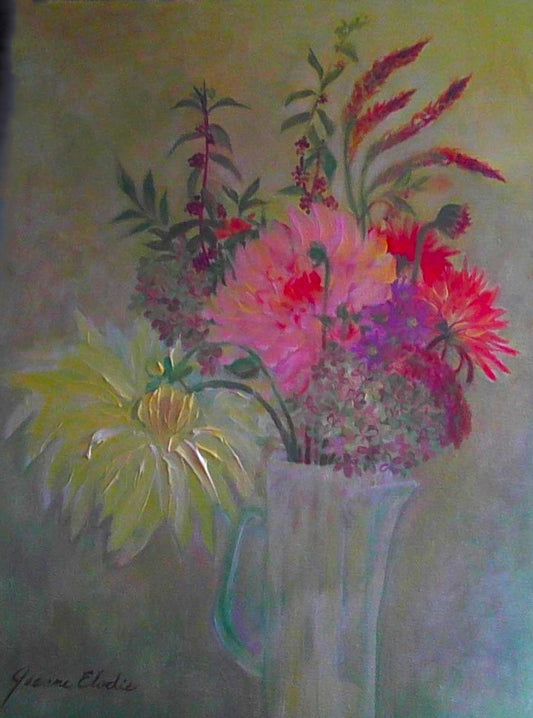 PRINT ONLY: "Bouquet" 8"x10" by Jeanne Elodie (2011). Click to see full image.